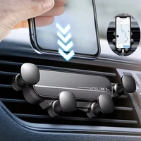 Universal Gravity Car Phone Holder Air Vent Mount Mobile Support for iPhone 13/12 Xiaomi - Automotive GPS Stand