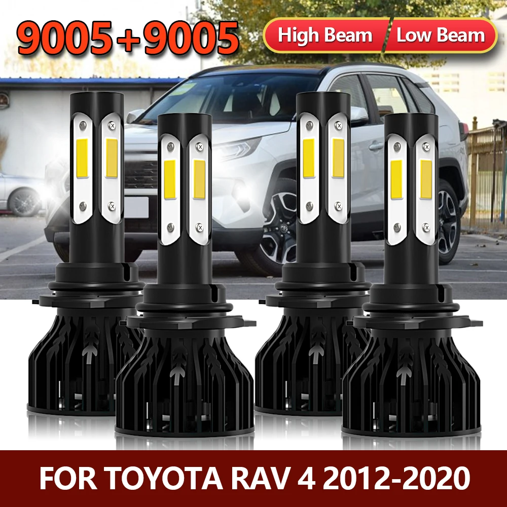 

LSlight White Lights LED Headlight Bulb Car Driving Lamp For Toyota RAV 4 RAV4 2012 2013 2014 2015 2016 2017 2018 2019 2020