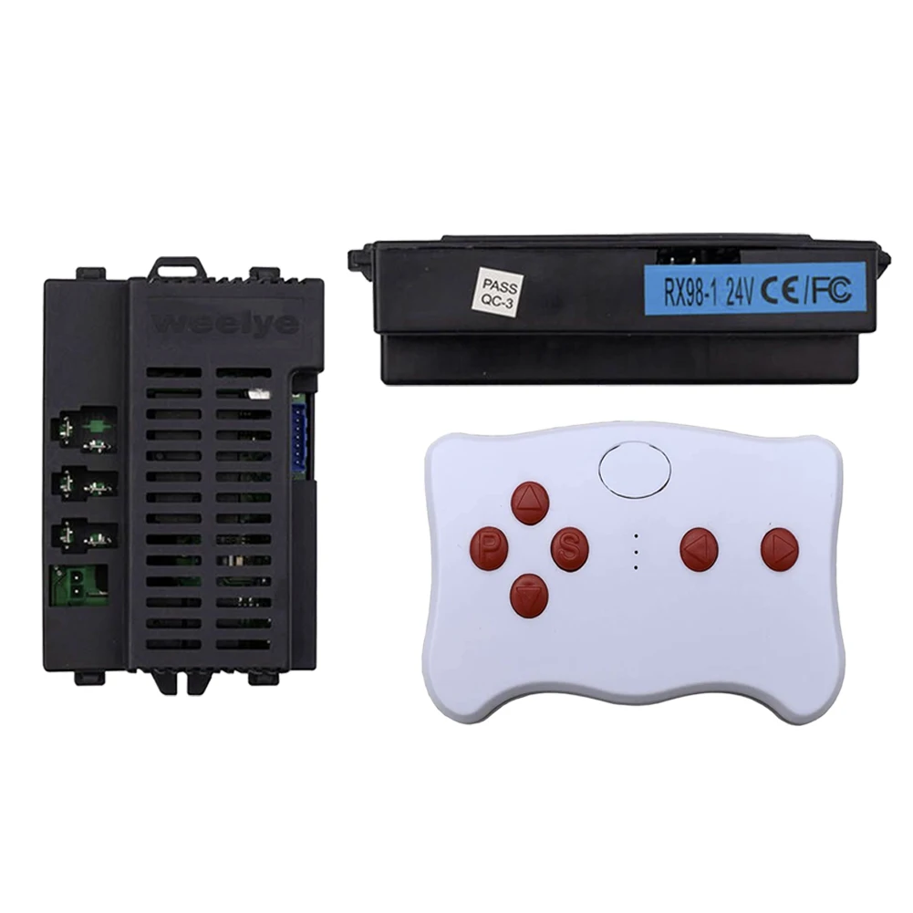 weelye RX98 24V Receiver Control Box, Compatible with Certain Children's Electric Ride On Toys, Complete Package