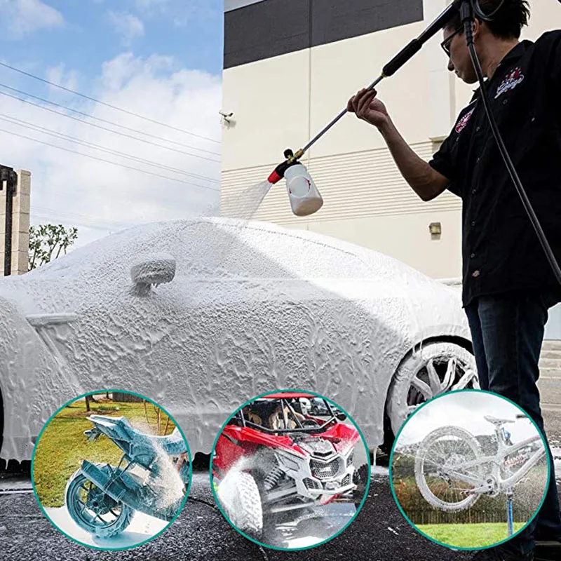 2x500ml Snow Foam Car Shampoo Car Wash Clean 1:50 Dilution Car Wash Soap  Cleaner Automotive Shampoo Stain Remover Foam Car Clean