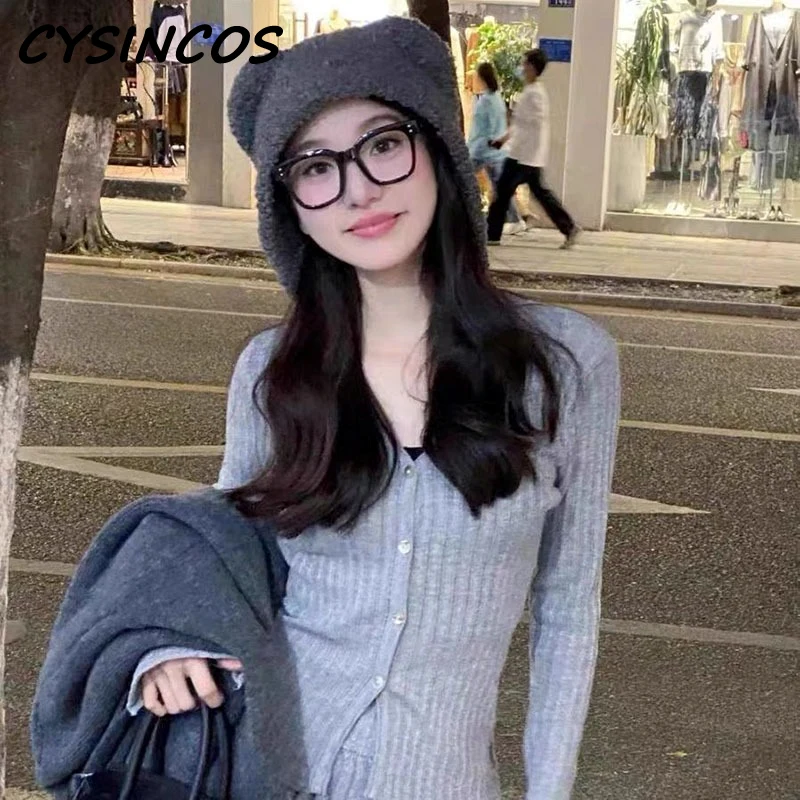 

New Cute Bear Ear Wool Hat Winter Beanies Warm Lace-up Ear Protection Knitted Bomber Cap Korea Women Warm Gorros Knitting Bonnet