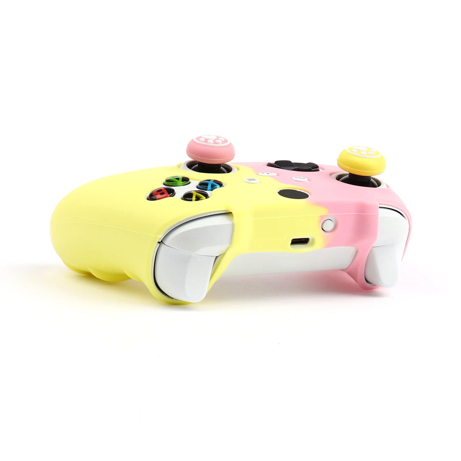 소프트 실리콘 보호 케이스 커버, Xbox 시리즈 S 컨트롤러 스킨 게임 패드, Xbox 시리즈 X 컨트롤용 게임 액세서리, J 포함
