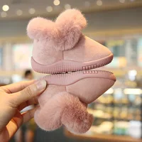 Baby Girl Shoes Snow Boots Kids Cotton Shoes Plush Warm First Walkers Non-slip Infant Boots 3