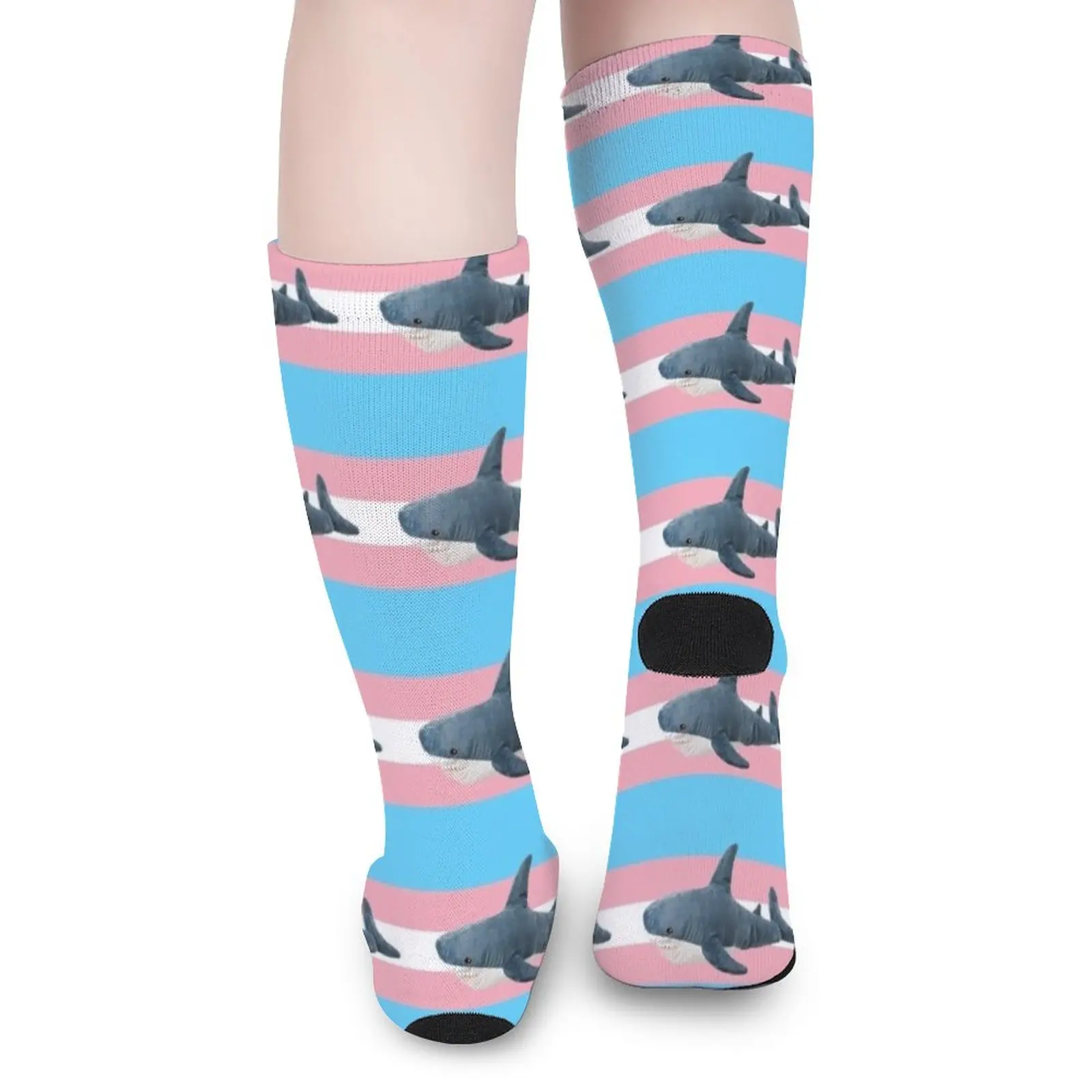 BLAHAJ SHARK TRANS FLAG Socks Women's socks Men gift