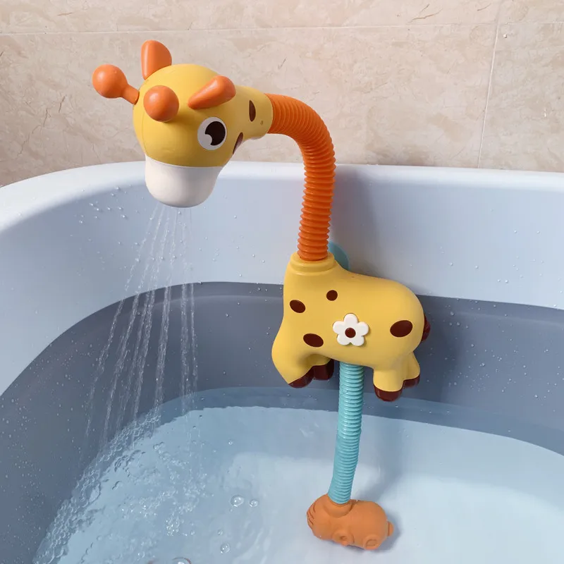 Jouet jeux douchette électrique enfant et bébé jouet nuages et éléphant de  salle de bain pour les enfants