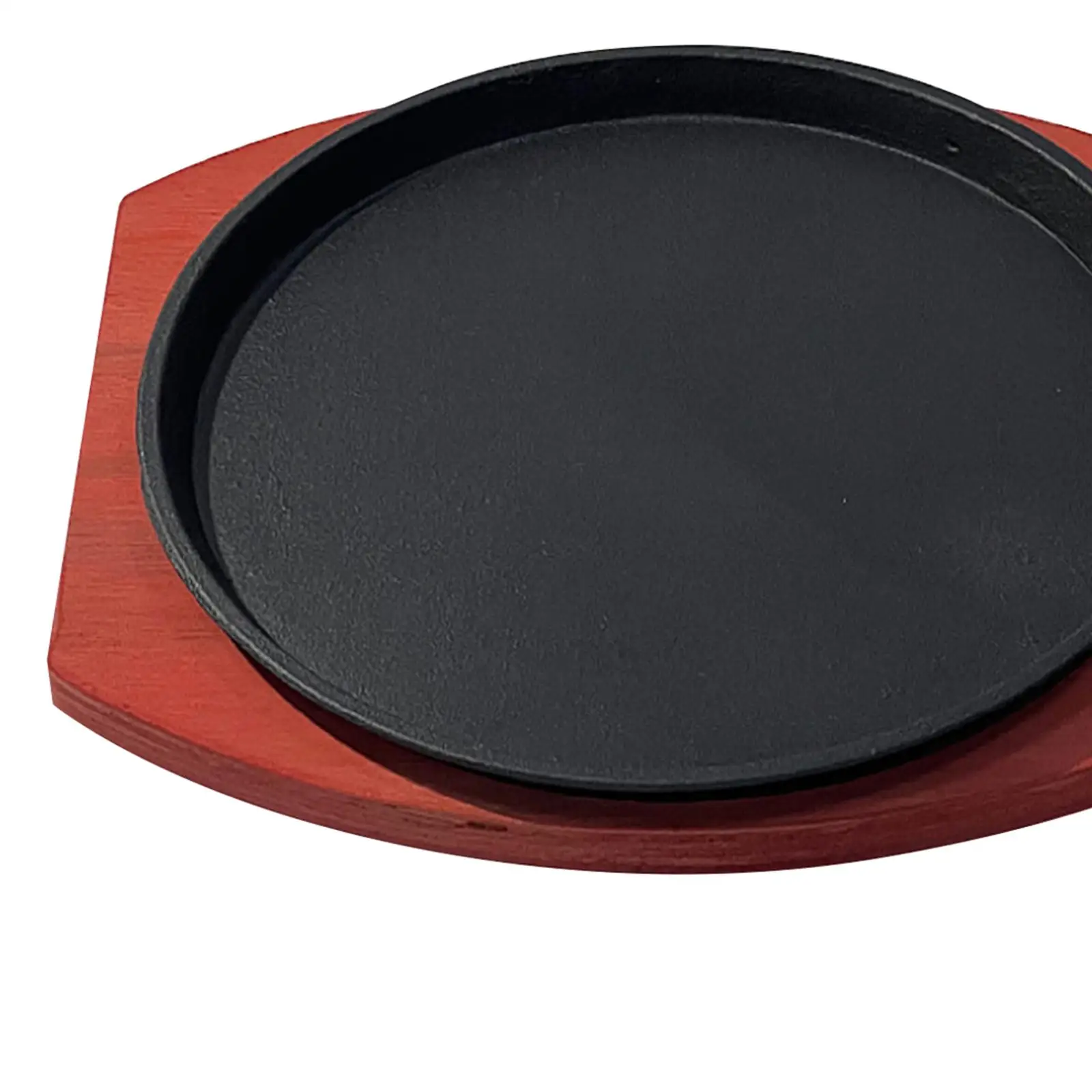 Cast Plate Sizzling Grilling Pan BBQ Grill Pan