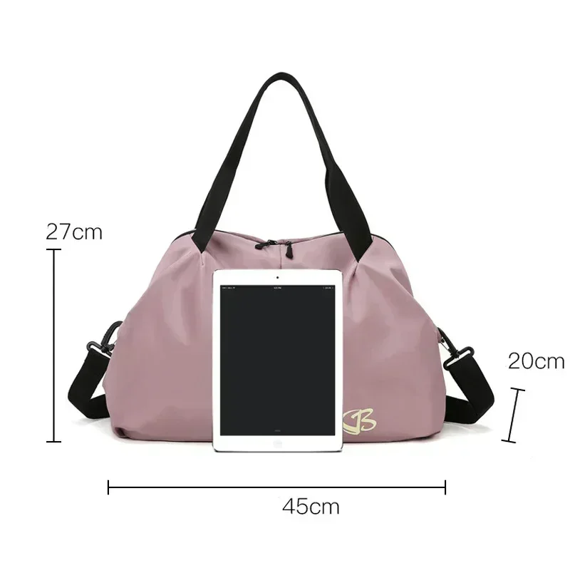 Large Capacity Yoga Gym Bag Waterproof  Women Swimming Outdoor Sports Bags Multifunction Hand Travel Duffle Weekend Package Bag 2