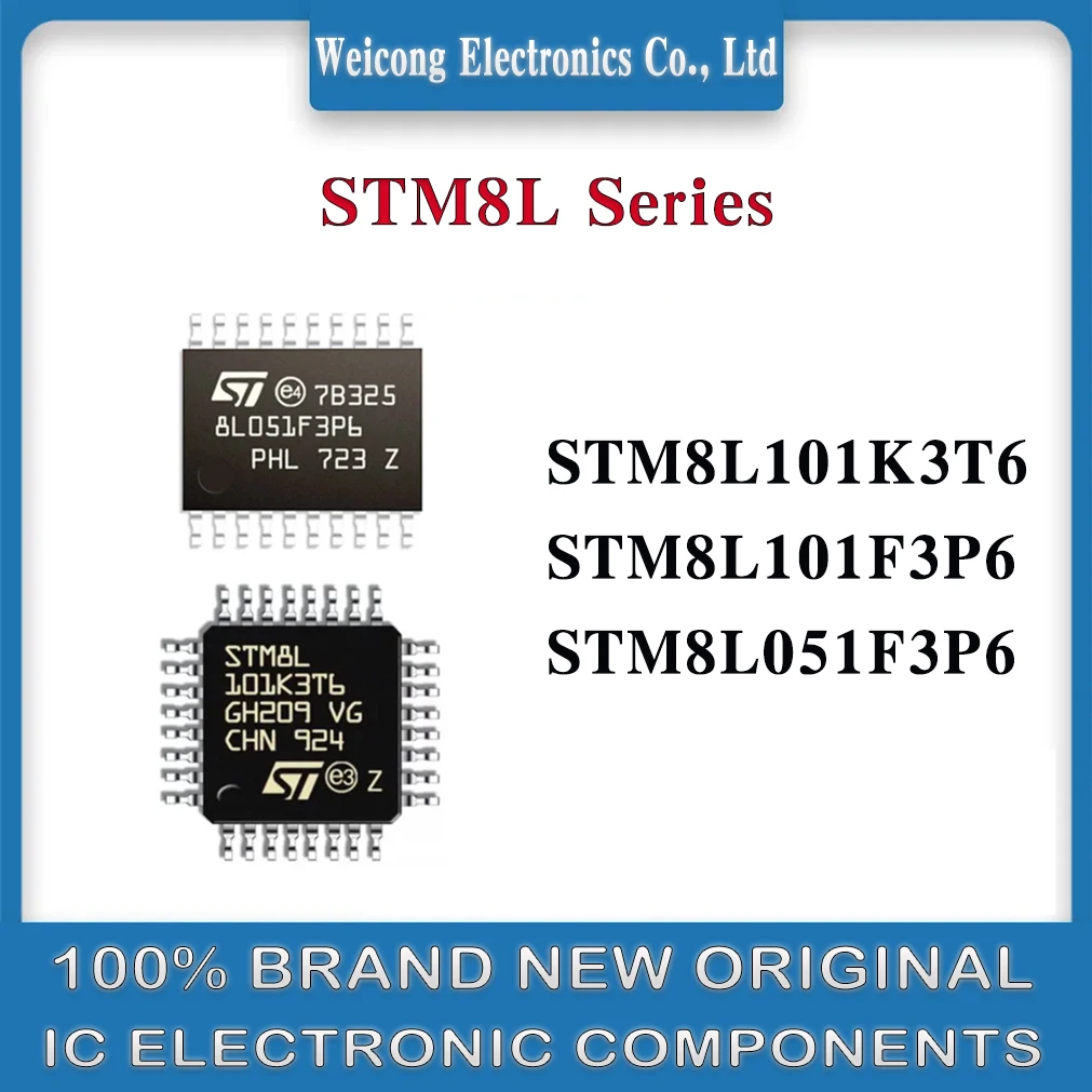 

STM8L101K3T6 STM8L101F3P6 STM8L051F3P6 STM8L101K3T STM8L101F3P STM8L051F3P STM8L101 STM8L051 STM8L STM8 STM ST IC MCU Chip