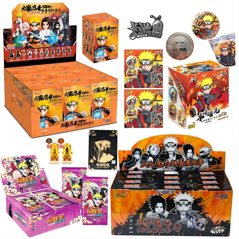 

Коробка для карт Kayou Naruto ниндзя, редкая BP-карта, медаль Наруто, Саске Кисаме, сборная игрушка, таинственная коробка, подарок