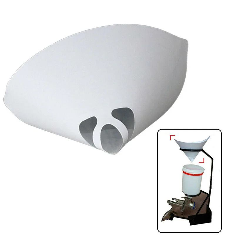 50pcs Car Nylon Conical Paper 100 Mesh Paint Strainers Filter Purifying Cups Micron White Fluid Filter Car Accessories Tools
