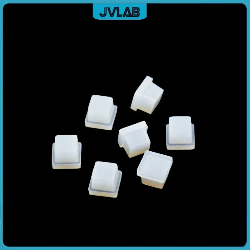 Quartz Cuvette Cell Silicone Cell Cover Glass Cuvette Lid Quartz Cuvette Silicone Stopper For Size 10mm*10mm Cuvettes Resistant Corrosion 10 / PK