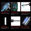 100W Cordless Air Blower Compressed Air Duster Cleaner With Emergency Light 7500mAh Electric Inflator Cleaning Tool Dust Blower 3