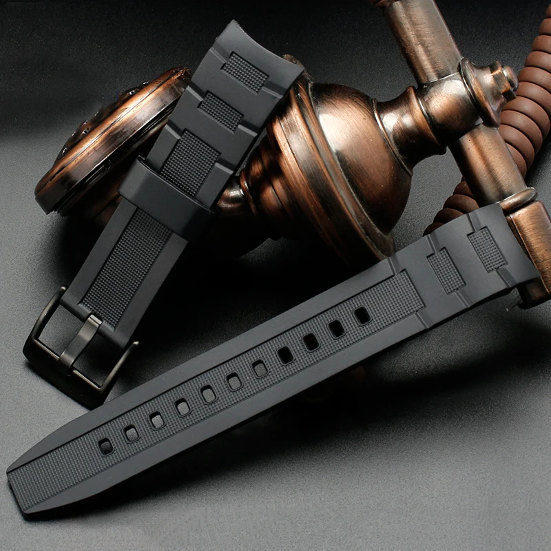 Silicone Rubber Bracelet For Casio EDIFICE 5468 EFR-303/304