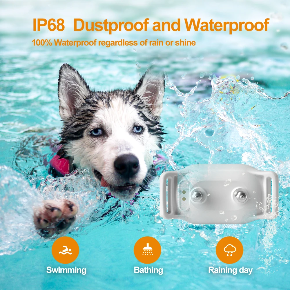 Dog Trainer Collar Pet Intelligent Remote Control Dog Trainer Barking Stopper Anti barking Electric Shock Collar Waterproof dog collar dog bark control device