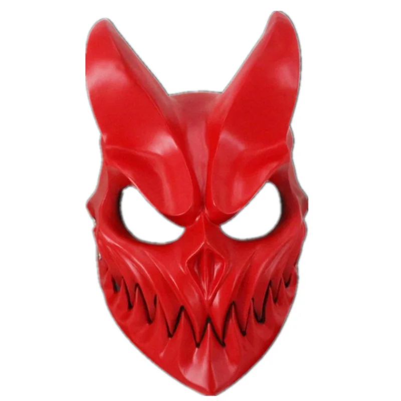 The Son of Darkness Mouth Movable Mask of The Russian Nuclear Death Band Mask Halloween Ball Role Play Horror Prop