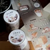 Yoofun 6x200cm INS Style Masking Tape Coffe Brunch Bread Cafe Decorative Stickers Diy Label for Journal Scrapbooking Diary Album 5