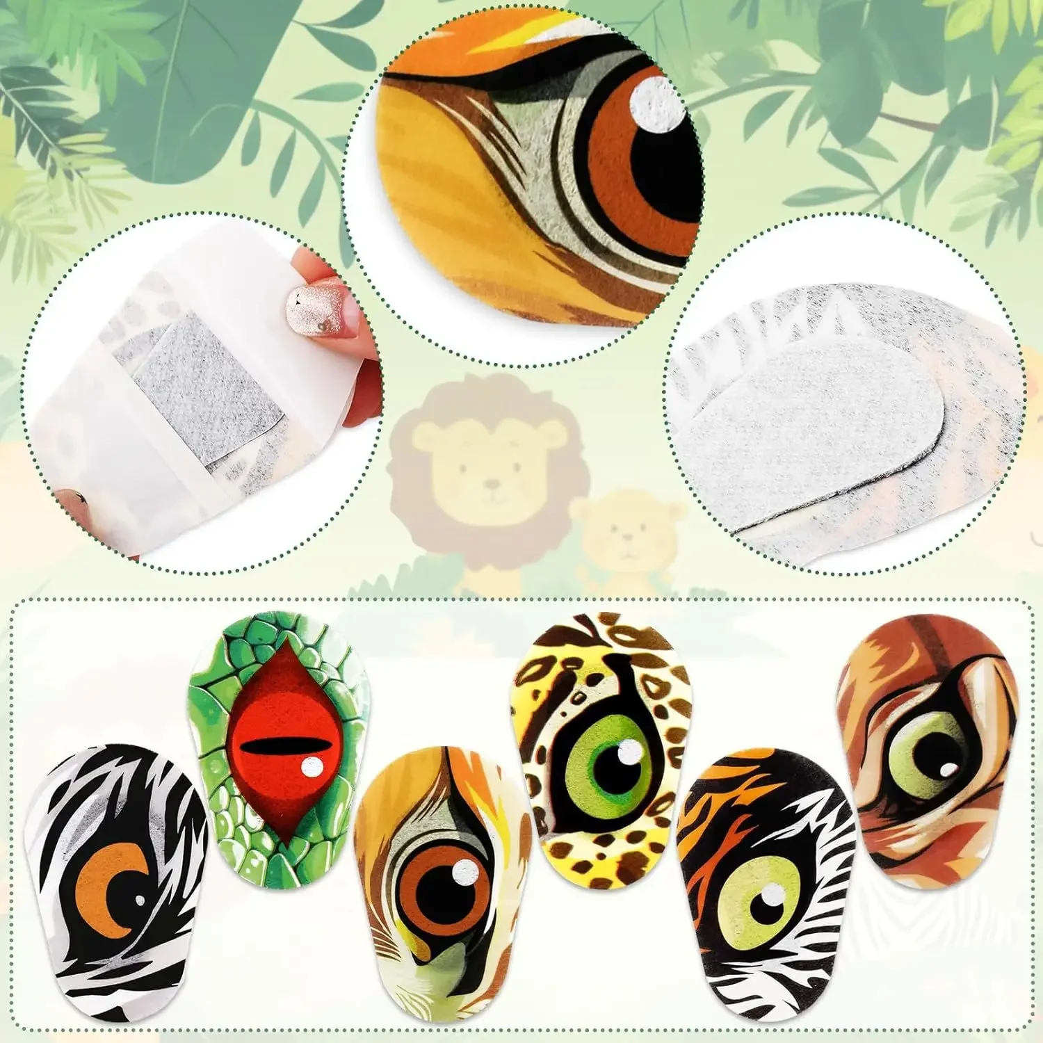 10Pcs/set Cartoon Kids Amblyopia Training Orthoptic Corrected Eyeshade Eye Patches Colorful Occlusion Medical Eye Patch Bandage