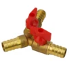 Heavy duty Brass made 12mm Hose Y 3Way Ball Valve for Fuel Air Water Gas for Plumbing Fittings and Pneumatic Fittings 1
