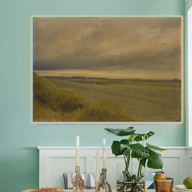 Mysterious Willow Tree Wall Art – Rustic Nature Canvas Prints for Living Room Décor 4
