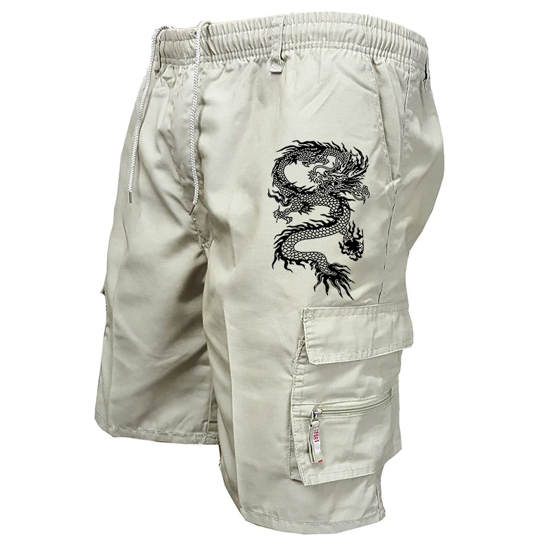 Mens Cargo Shorts  New Side Multi-pockets Men Loose Work Shorts Casual Short Pants Male Plus Size Summer Outdoor Shorts 3