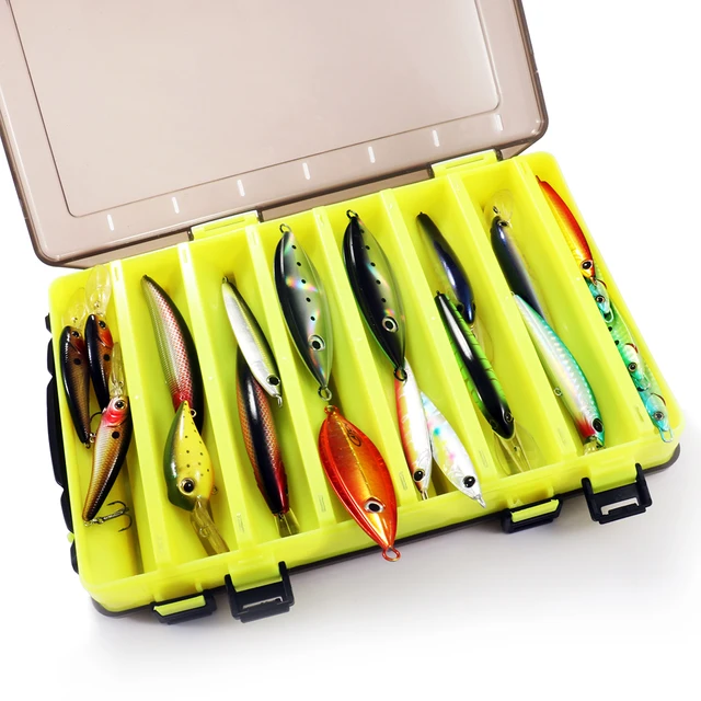 large Fishing Tackle Box With Compartments - Portable Lure