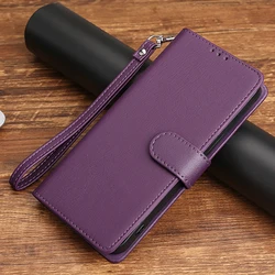 Elegant Leather Wallet Flip Cover - Premium Protection Case for Google Pixel 3 XL (Purple)