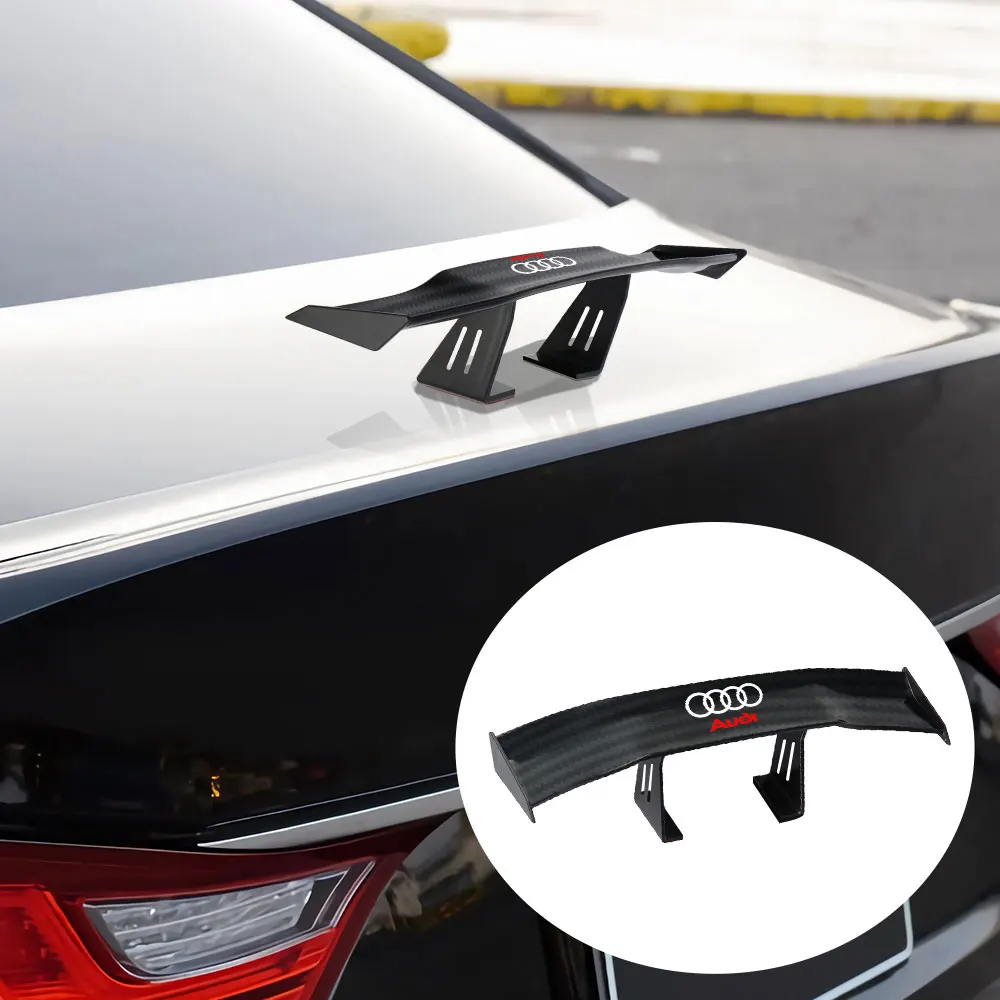Spoiler Posteriore Auto con Luce Lampeggiante Impermeabile Accessori per Audi Sline TT A1 A2 A3 A5 A4 A6 A7 A8 8P B6 B7 B8 Q3 Q5 Q7
