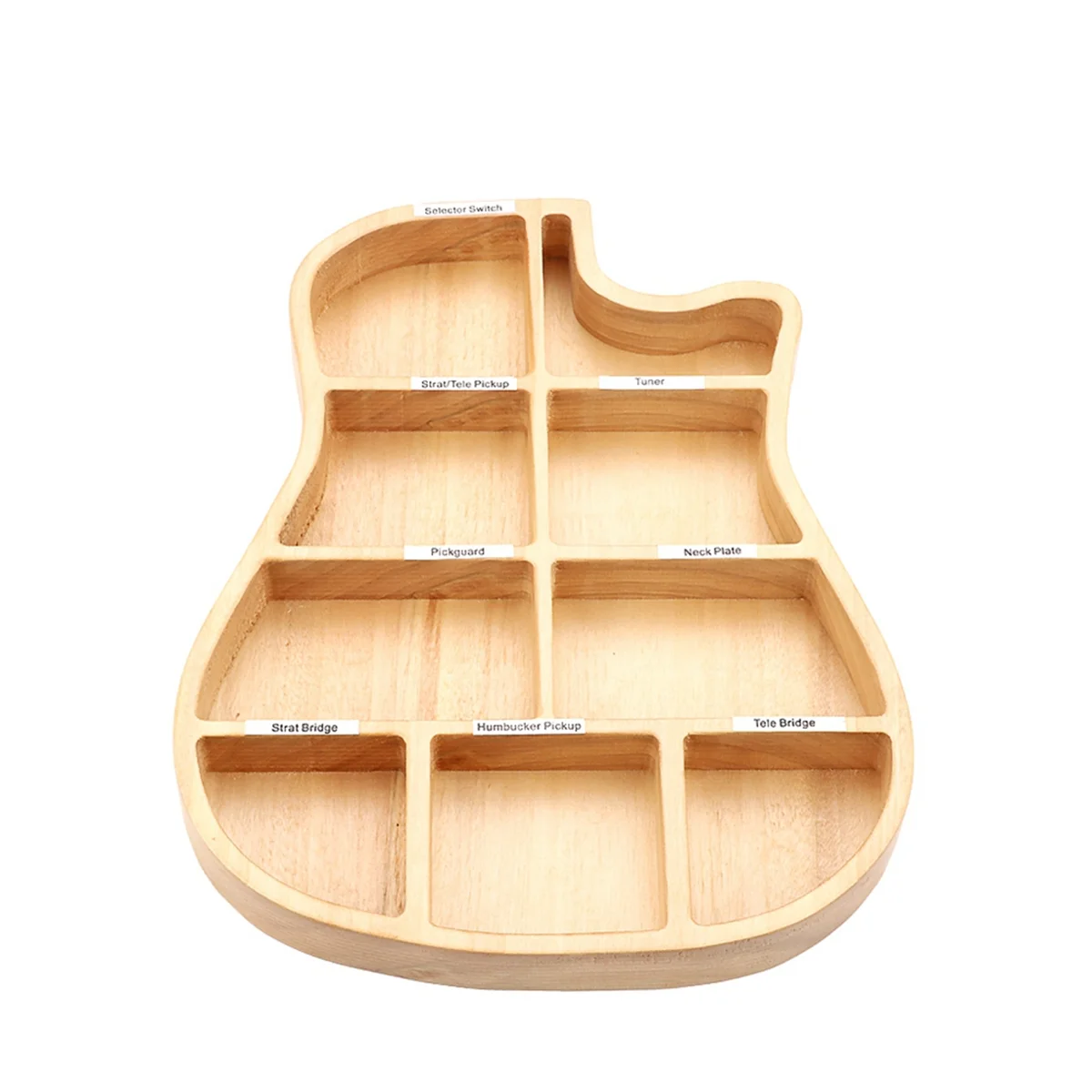 

Wooden Guitar Parts Plectrum Storage Box Personalized for Guitar Accessory
