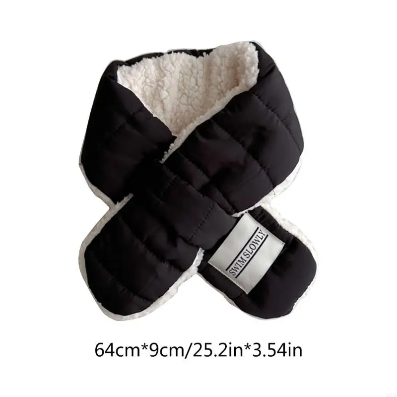 4XFE Warm Fleece Shoulder Wrap Versatile & Stylish Scarf Warmer for Boys & Girls