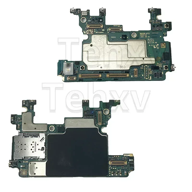 삼성 갤럭시 Z 플립 3 용 잠금 해제 마더보드, 안드로이드 OS 로직 보드, 풀 칩, Flip3, F711B, F711U, F711N..