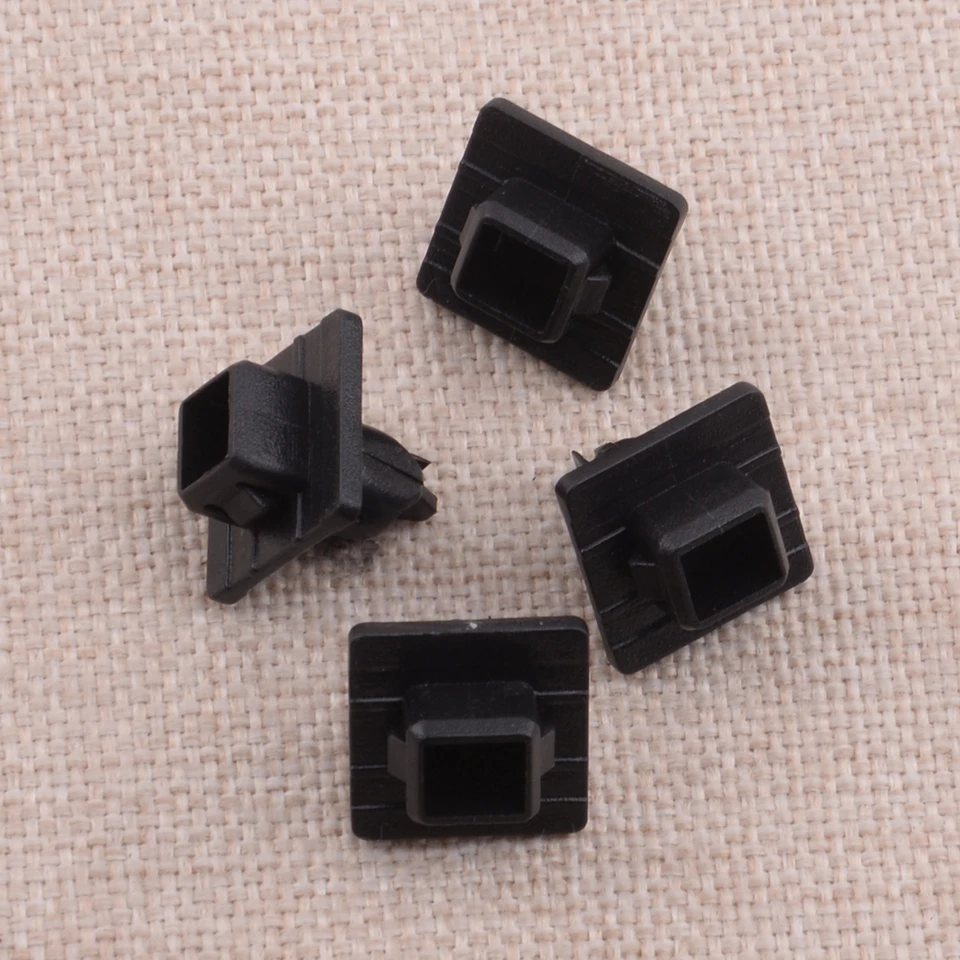 Cowl Moulding Clip Retainer Kit For Toyota FJ Cruiser 2007-2014 - 16-Piece Set, Black Nylon, OEM Fit