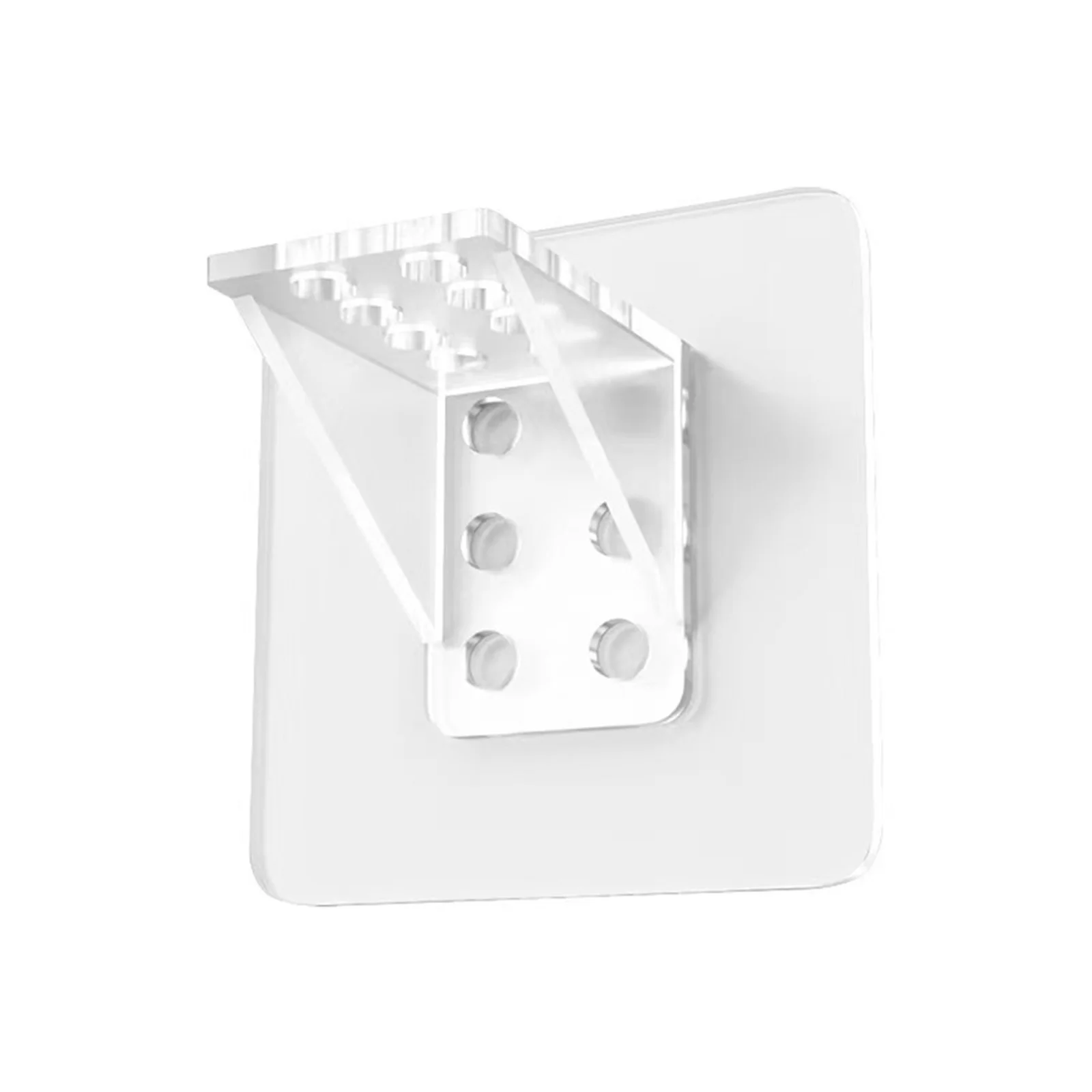 

4pcs Adhesive Shelf Support Pegs For Kitchen Bedroom Closet Cabinet Shelf Support Clips Wall Hanger Sticker Bracket Holder