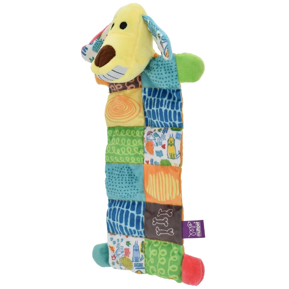 Interactive Plush Dog Toy with Squeakers