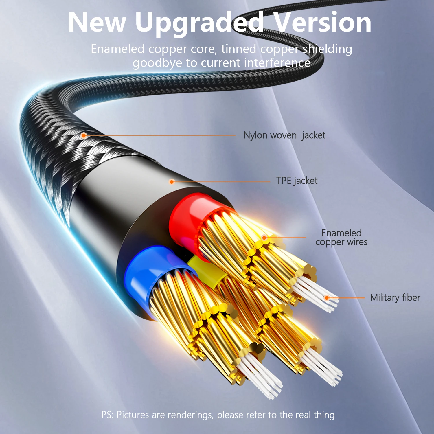 Premium SUNKANDI Lightning to 3.5mm AUX Stereo Audio Cable