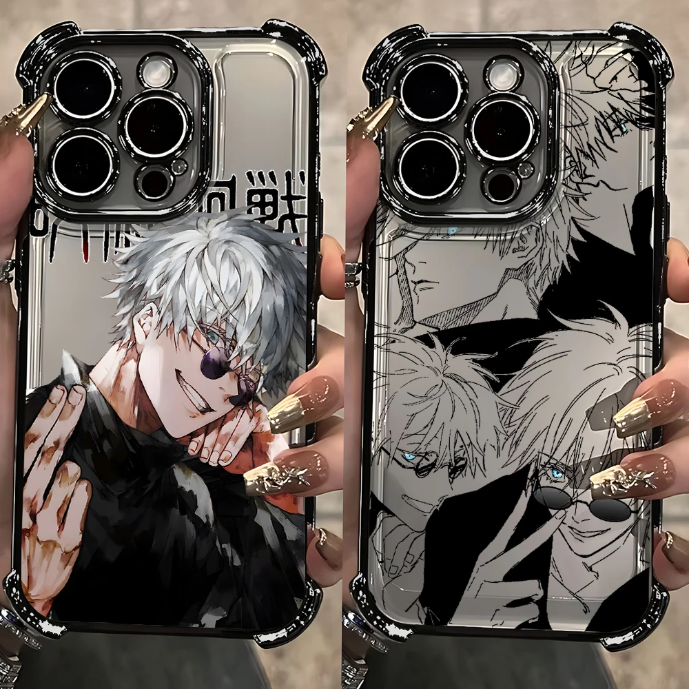 Stylish Anime Jujutsu Kaisen Plating Phone Case