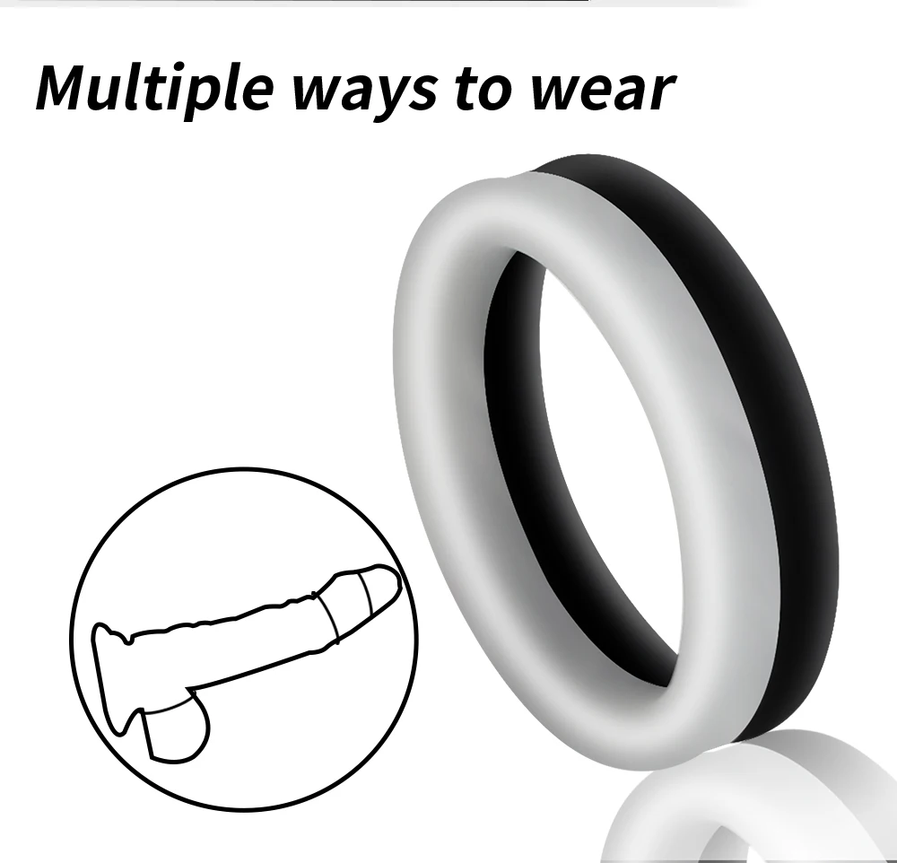 Cockrings Sex Toy PcsCock 3 Penis Ring Bead Male Delay Ejaculation Lasting  Silicone Erection Sex Toys For Men Adults From Sextoy_house, $13.26