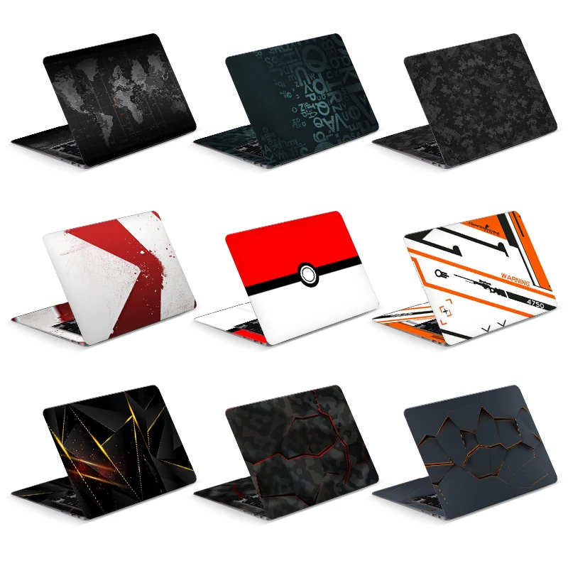 Diy Geometria Laptop Skins Adesivo Vinyl Skin Case para Macbook Lenovo hp Acer Decal Acessórios Decorativos 13.3 14 15.6 17.3