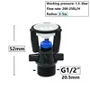 360 Degree Rotating Jet Sprinklers Double Outlet Rocker Nozzles1/2" Male Thread For Garden Farm Lawn Irrigation 4