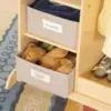 EdQ Dress-up Storage with Bins Natural: Kids Dress Up Rack with Mirror, Shoe Storage Shelf, and Cubbies for Costume and Pretend 3