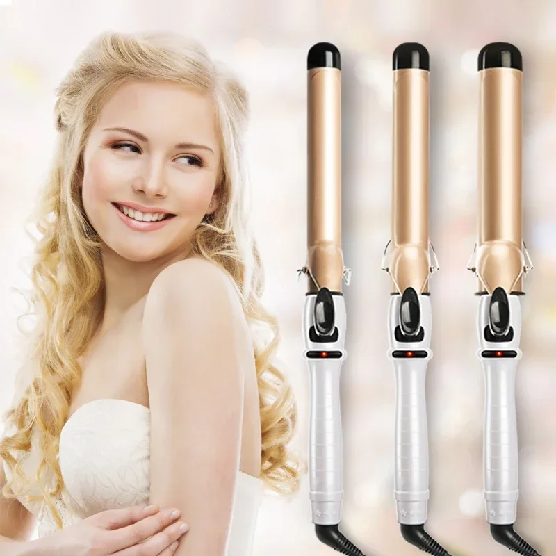Hair Curler Hair Iron 19-38mm Ceramic Electric Hair Curlers 38mm Big Curl Curling Iron 19mm Hair Culers 25mm Curling Iron 32mm Crimper