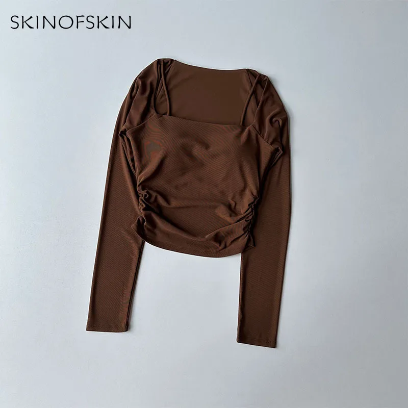 Yoga Clothes Women Sports Tops Fixed Chest Pads Mesh Splicing Slimming Long Sleeves Fashionable Running Training Fitness Clothes sports t shirt yoga top yoga shirt sports shirt