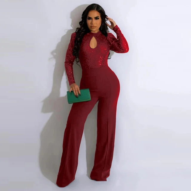 jumpsuits women pants one pieces birthday outfits woman winter outfits for  women club outfit fall clothing 2023 - AliExpress