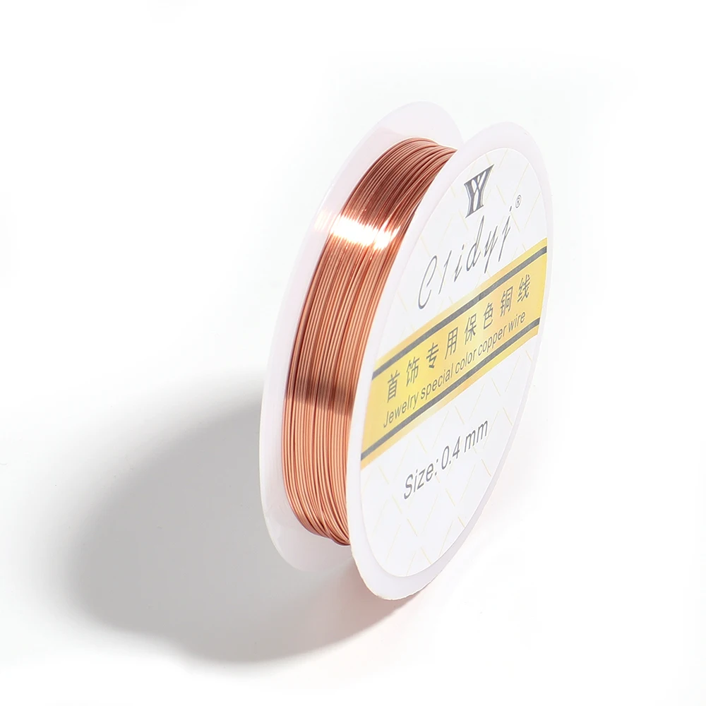 Versatile Gold Copper Wire for Jewelry Beading and DIY Crafts – Multiple Thickness Options Available