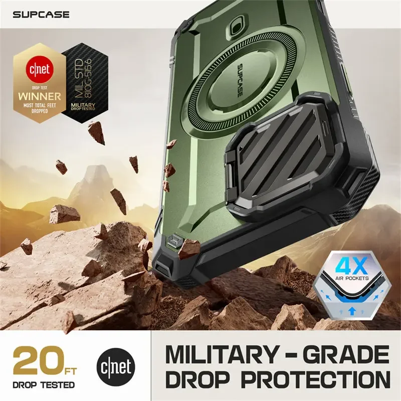 iPhone Case Phone Case Magnetic Case Camera Lens Protector Case Camera Protector Case Phone Protector Cover Camera Lens Case For iPhone 16 Pro Max 6.9" SUPCASE UB Mag XT Heavy Duty Rugged