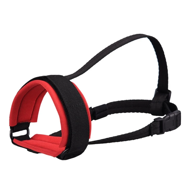 

Защита для рта собаки для английского американского бульдога безопасный нейлоновый ремешок против укусов против жевания дышащий намордник для собаки D0LD