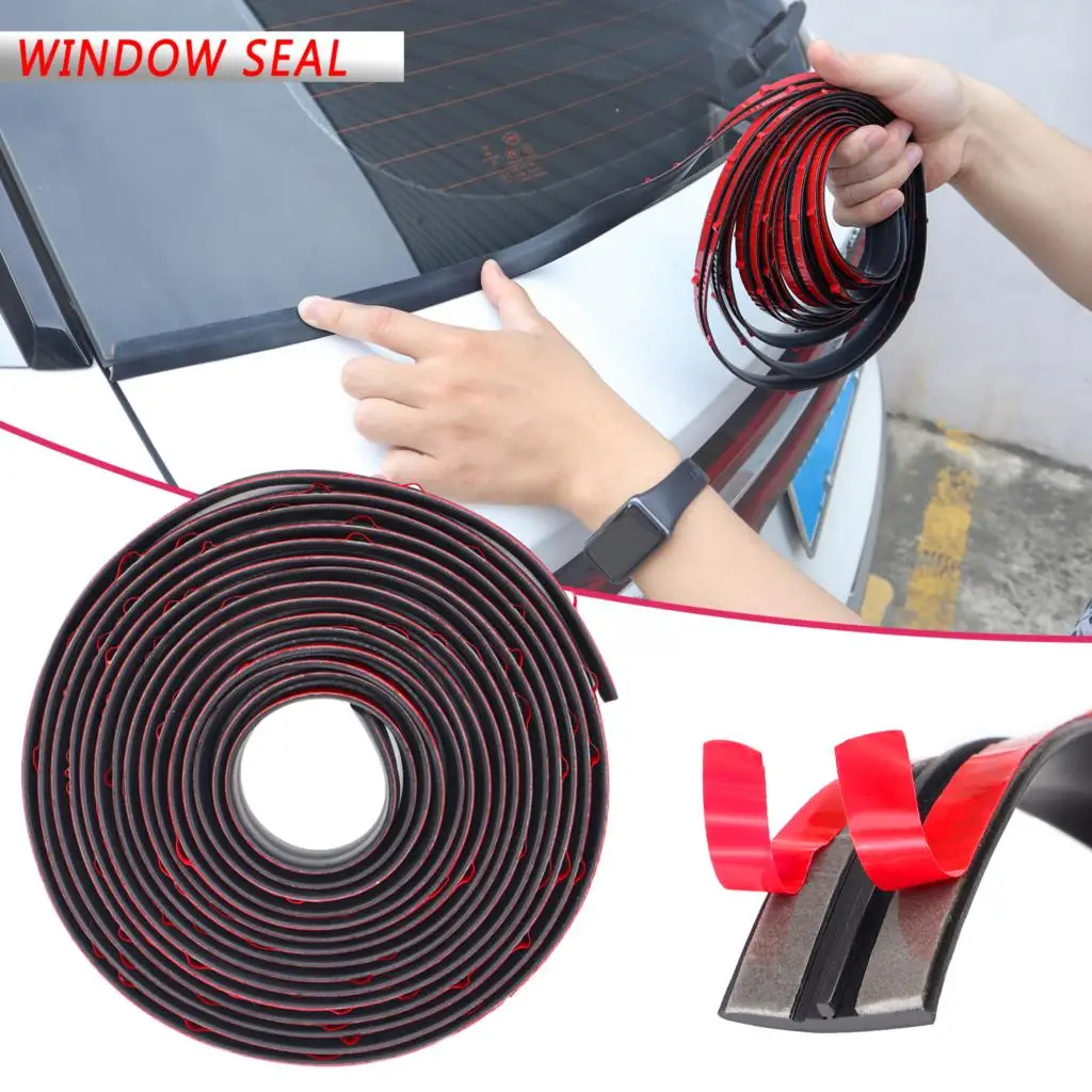 4M Car Window Seal Front Windshield Panel Rubber Seals Window Glass