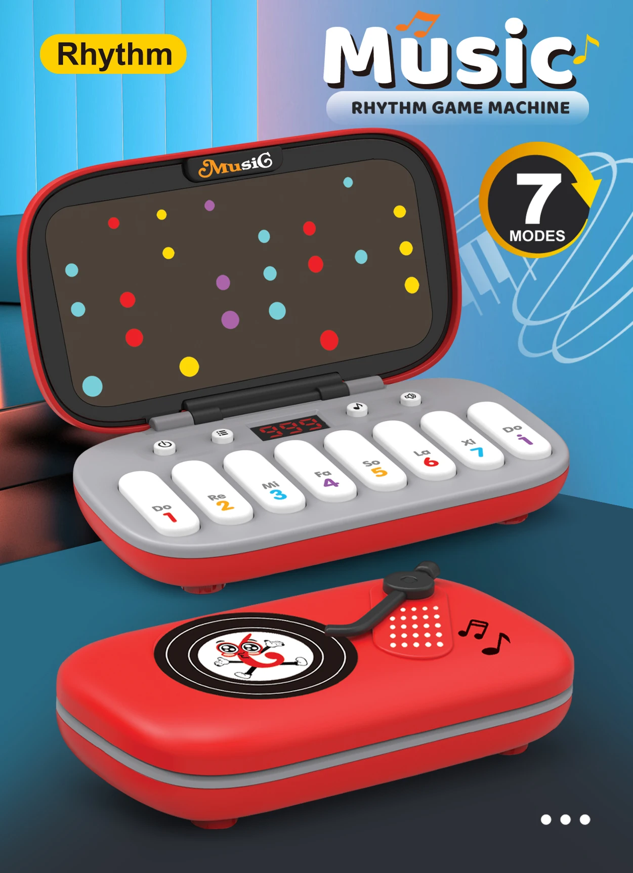 Mini Elektronisches Keyboard-Spielzeug, Musikalisches Rhythmus-Spielgerät, Pädagogisches Klavierinstrument, Ideale Geschenkidee – Detail 1