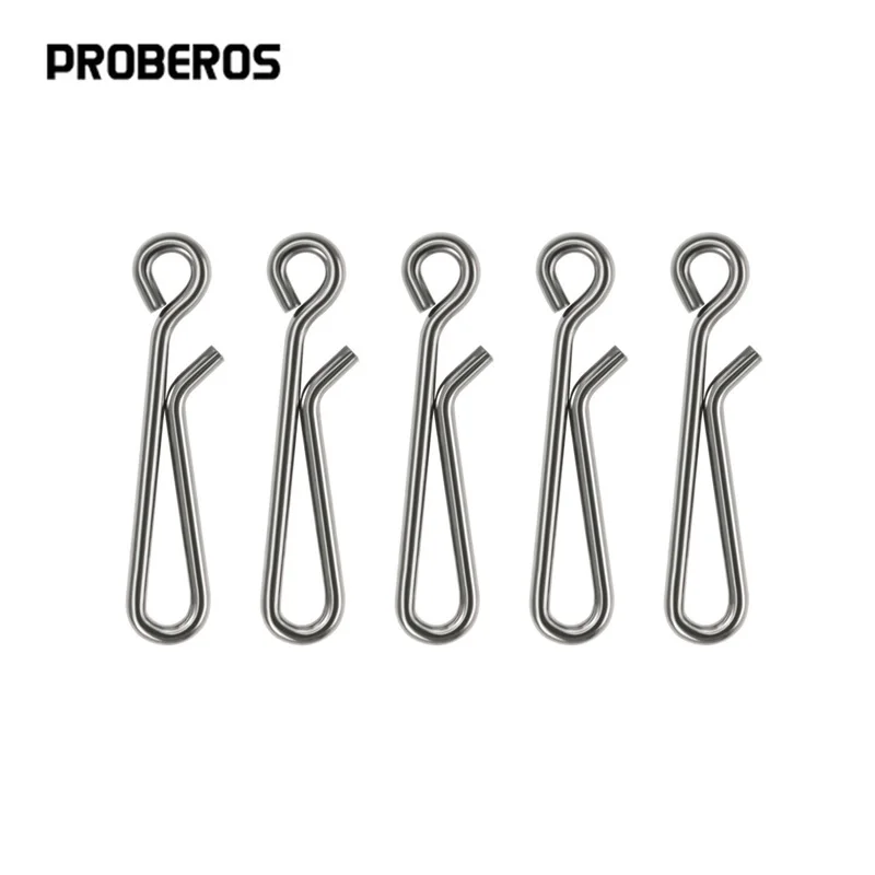 PROBEROS100pcsbagFastClipLockSnapSwivelSolidRings06