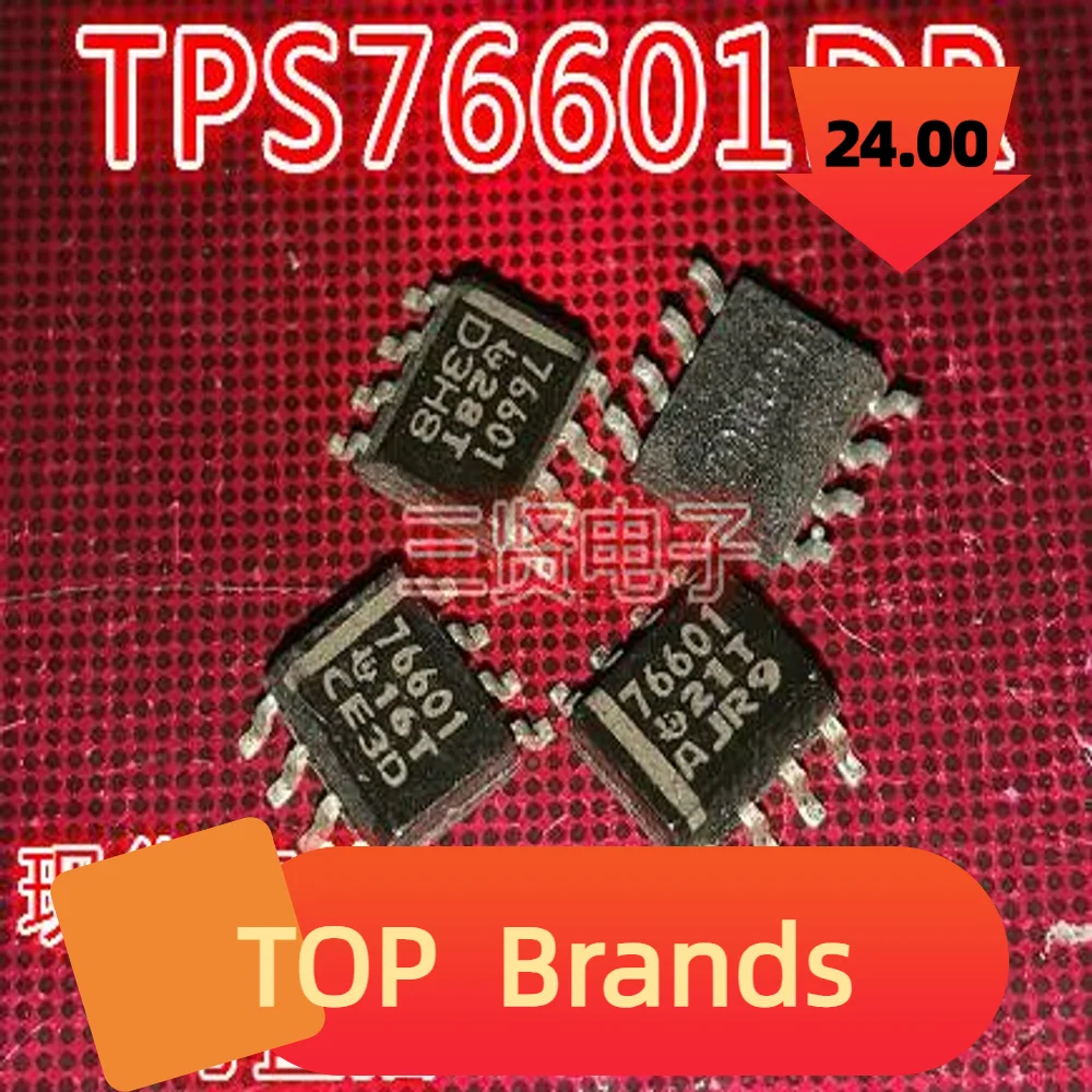 

Чипсет TPS76601DR SOP-8 76601 7660I IC, новый оригинальный, 10 шт.