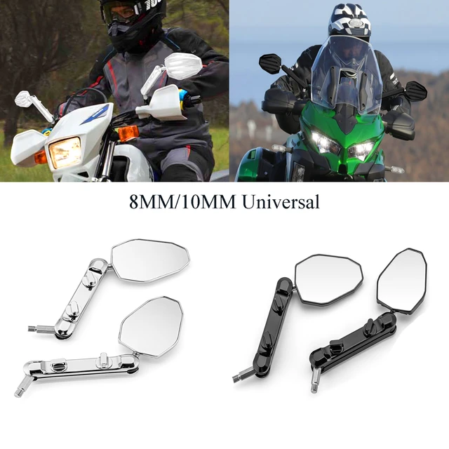 Rétroviseur De Moto Universel Réglable 8/10mm, Miroir Latéral D'aventure  Pour Bmw R1250gs R1200gs F850gs F750gs R1200gs Lc - AliExpress